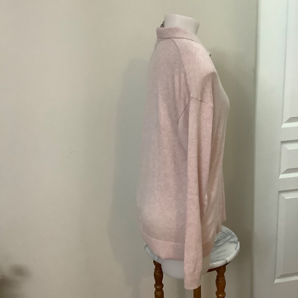 Reitmans Cashmere blend pink sweater Large 38 bust Excellent condition - Picture 3 of 11